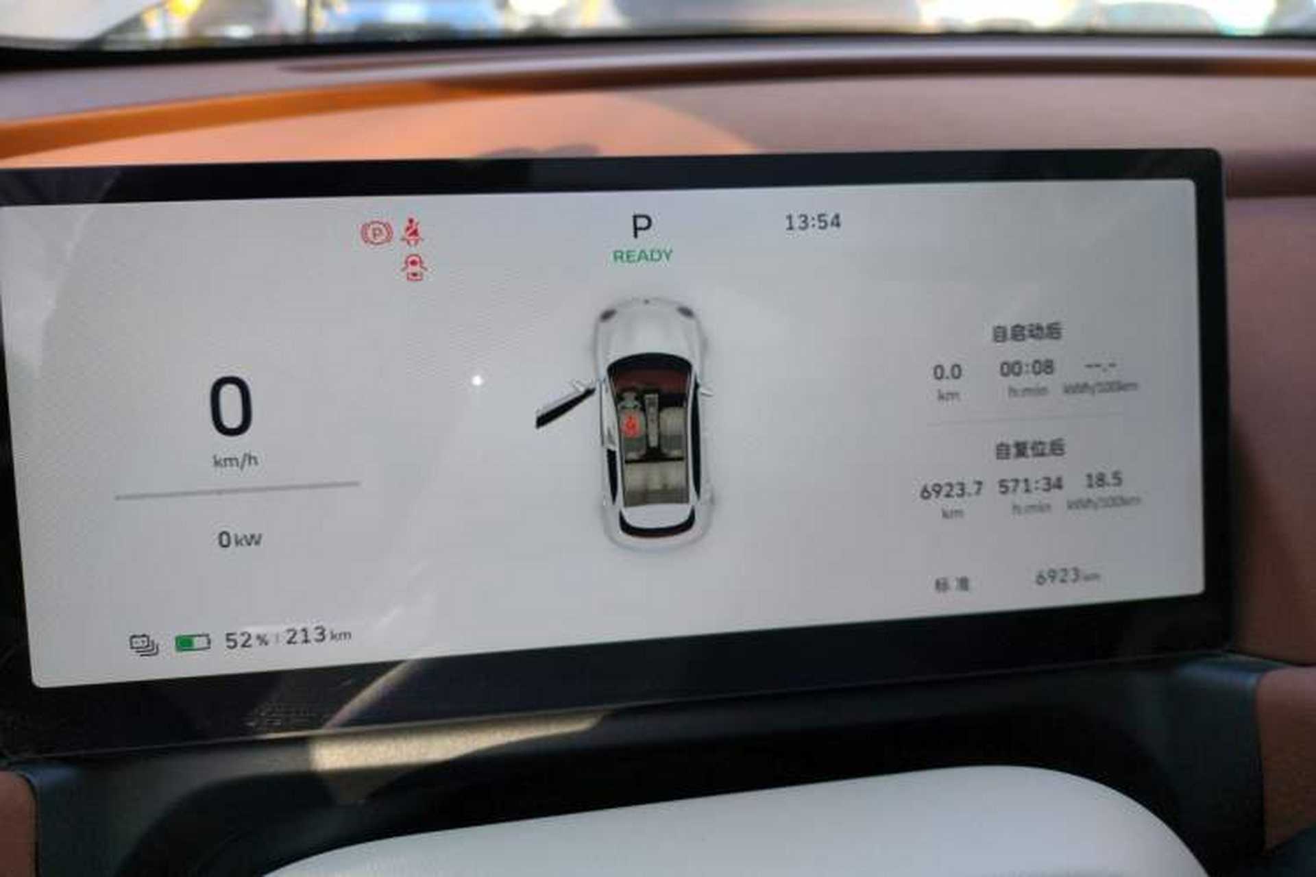 Used ORA Good Cat 2025 Model, 430 km Luxury Version Instrument Cluster