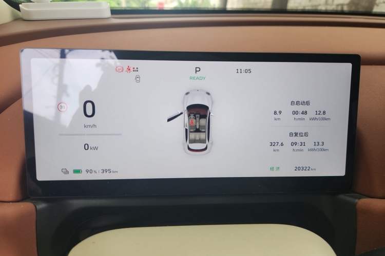 Used ORA Good Cat 2025 Model, 430 km Prestige Version Instrument Cluster