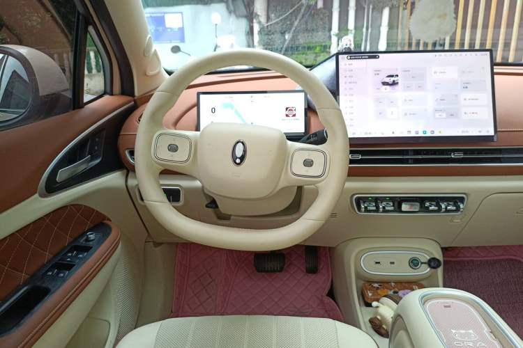 Used ORA Good Cat 2025 Model, 430 km Luxury Version Steering Wheel