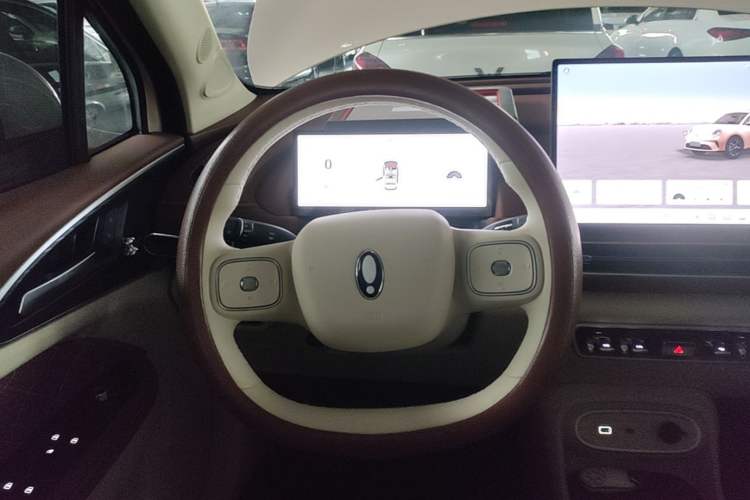Used ORA Good Cat 2025 Model, 430 km Luxury Version Steering Wheel