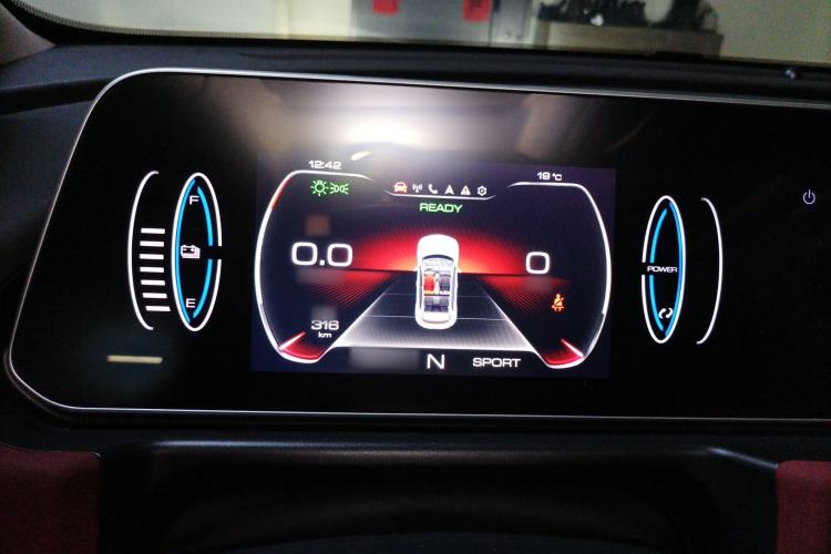 Used ORA Good Cat GT 2022 Mulan Edition 480km Long-Range续航 Instrument Cluster