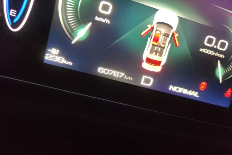 Used ORA Good Cat GT 2022 Mulan Edition 480km Long-Range续航 Odometer Close Up