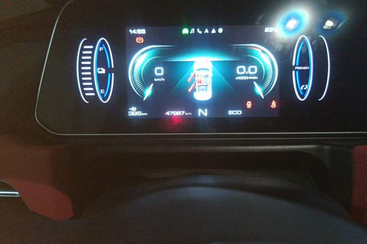Used ORA Good Cat GT 2022 Mulan Edition 401 km Standard Range Odometer Close Up