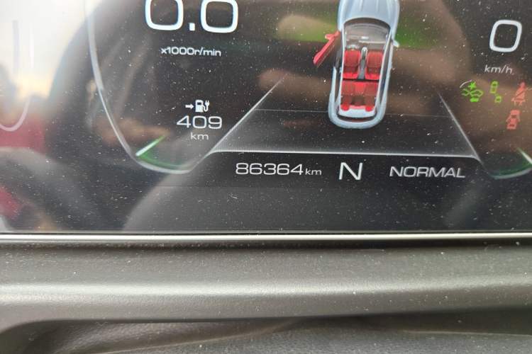 Used ORA Good Cat GT 2022 Mulan Edition 480km Long-Range续航 Odometer Close Up