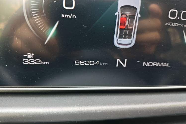 Used ORA Good Cat GT 2022 Mulan Edition 480km Long-Range续航 Odometer Close Up
