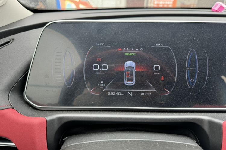 Used ORA Good Cat GT 2022 Mulan Edition 480km Long-Range续航 Odometer Close Up