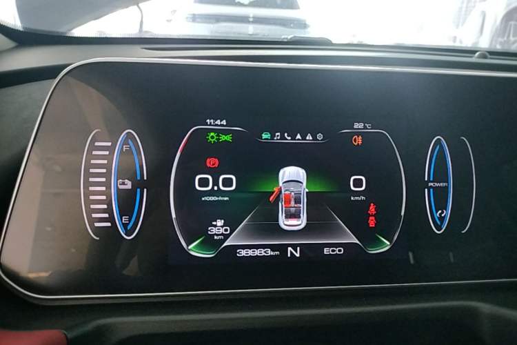 Used ORA Good Cat GT 2022 Mulan Edition 401 km Standard Range Instrument Cluster