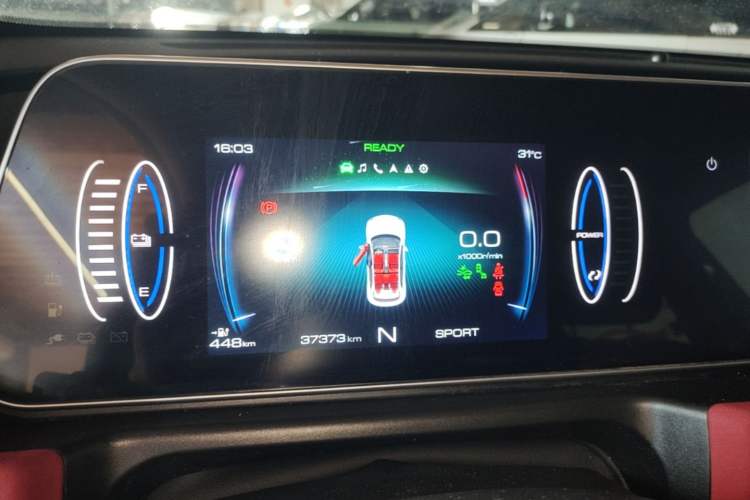 Used ORA Good Cat GT 2022 Mulan Edition 480km Long-Range续航 Instrument Cluster