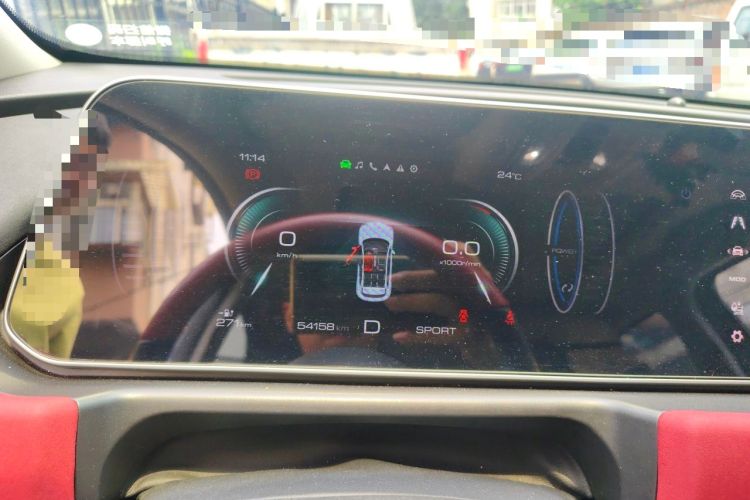 Used ORA Good Cat GT 2022 Mulan Edition 480km Long-Range续航 Instrument Cluster