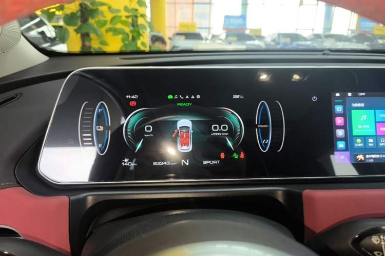 Used ORA Good Cat GT 2022 Mulan Edition 480km Long-Range续航 Instrument Cluster