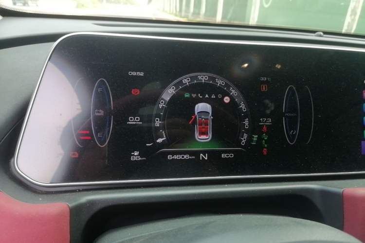 Used ORA Good Cat GT 2022 Mulan Edition 480km Long-Range续航 Instrument Cluster