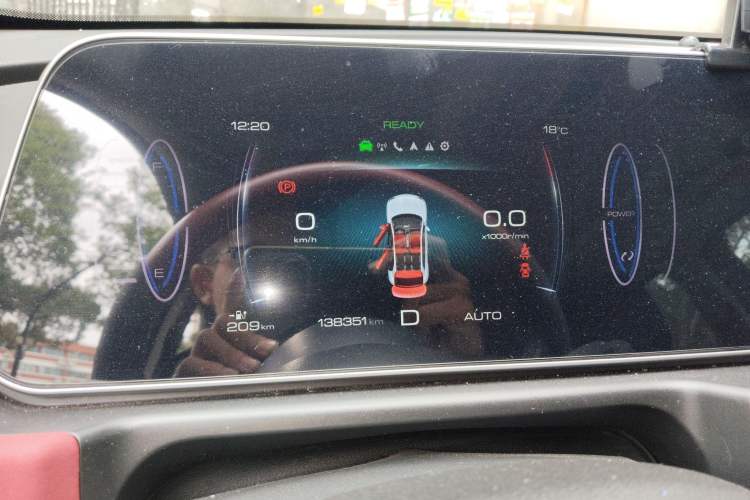 Used ORA Good Cat GT 2022 Mulan Edition 480km Long-Range续航 Instrument Cluster