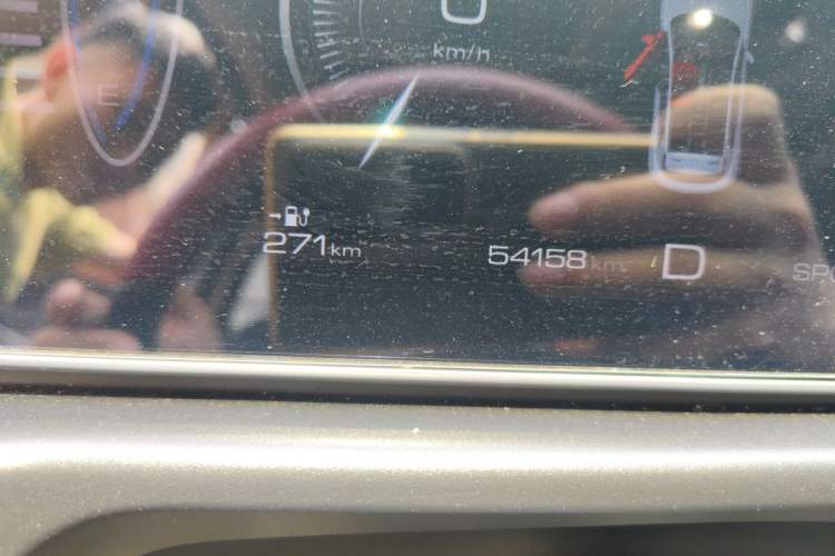 Used ORA Good Cat GT 2022 Mulan Edition 480km Long-Range续航 Odometer Close Up