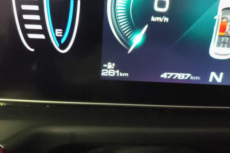 Used ORA Good Cat GT 2022 Mulan Edition 480km Long-Range续航 Odometer Close Up