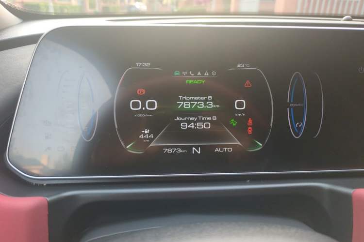 Used ORA Good Cat GT 2022 Mulan Edition 480km Long-Range续航 Odometer Close Up