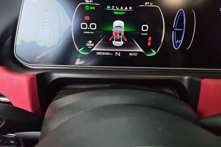 Used ORA Good Cat GT 2022 Mulan Edition 480km Long-Range续航 Odometer Close Up