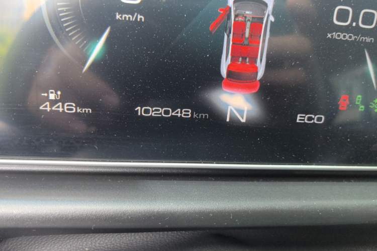 Used ORA Good Cat GT 2022 Mulan Edition 480km Long-Range续航 Odometer Close Up