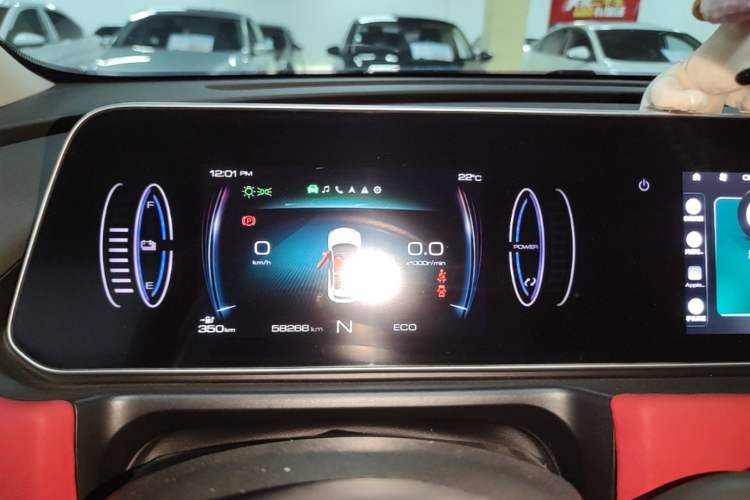 Used ORA Good Cat GT 2022 Mulan Edition 480km Long-Range续航 Instrument Cluster