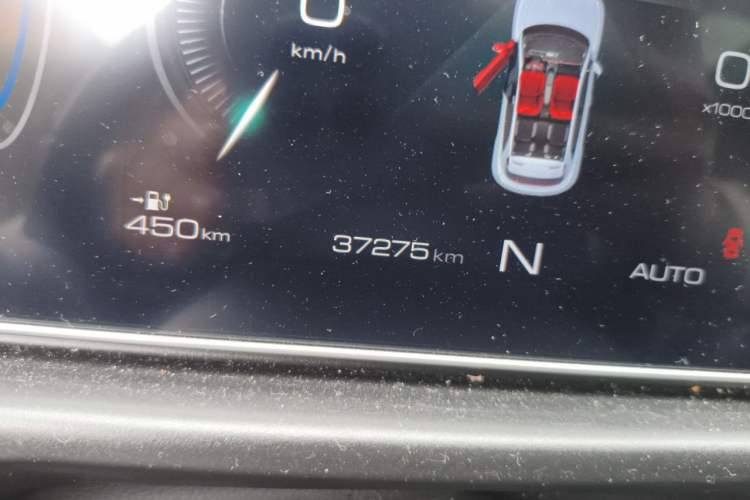 Used ORA Good Cat GT 2022 Mulan Edition 480km Long-Range续航 Odometer Close Up