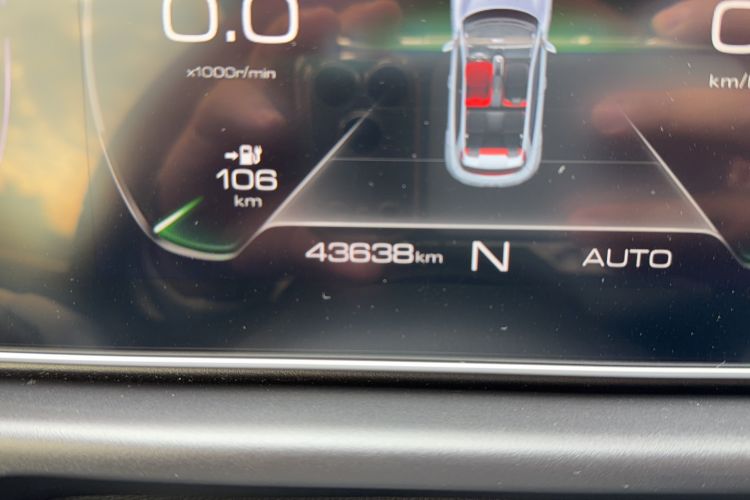 Used ORA Good Cat GT 2022 Mulan Edition 480km Long-Range续航 Odometer Close Up