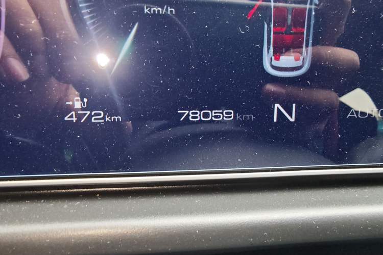 Used ORA Good Cat GT 2022 Mulan Edition 480km Long-Range续航 Odometer Close Up