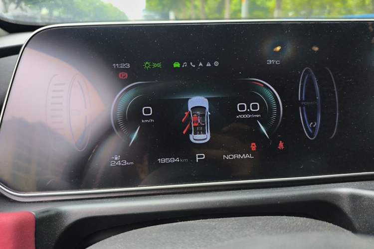 Used ORA Good Cat GT 2023 Mulan Edition 401km Luxury Version Instrument Cluster