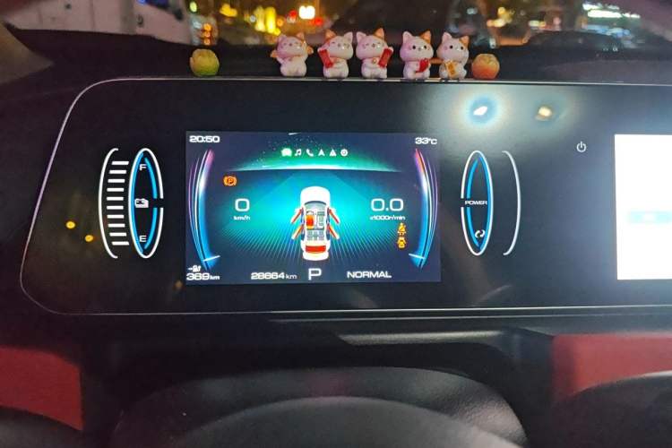 Used ORA Good Cat GT 2023 Mulan Edition 401km Luxury Version Instrument Cluster