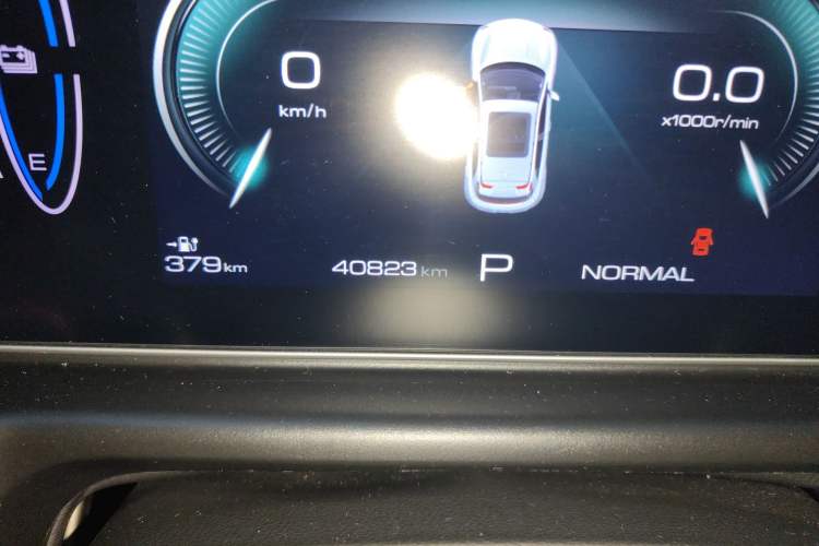 Used ORA Good Cat GT 2023 Mulan Edition 401km Luxury Version Odometer Close Up