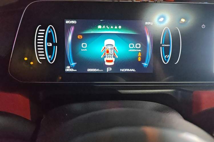 Used ORA Good Cat GT 2023 Mulan Edition 401km Luxury Version Odometer Close Up
