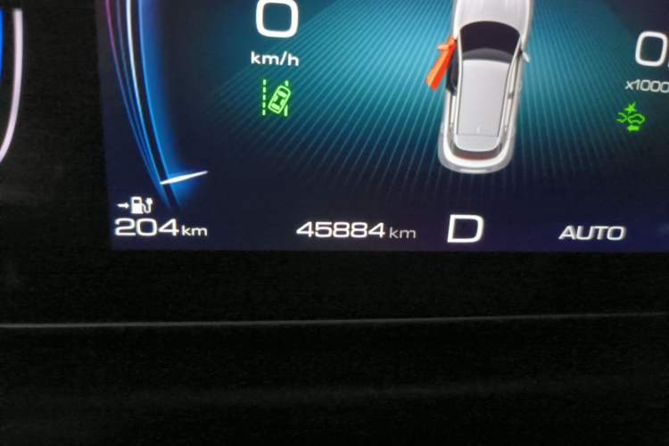 Used ORA Good Cat GT 2023 Mulan Edition 401km Prestige Version Odometer Close Up