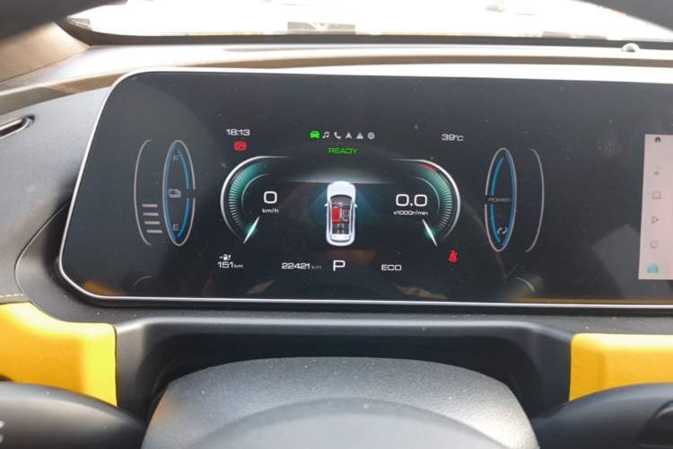 Used ORA Good Cat GT 2023 Mulan Edition 401km Prestige Version Instrument Cluster