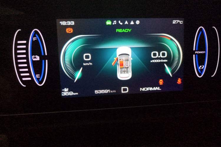 Used ORA Good Cat GT 2023 Mulan Edition 401km Prestige Version Instrument Cluster