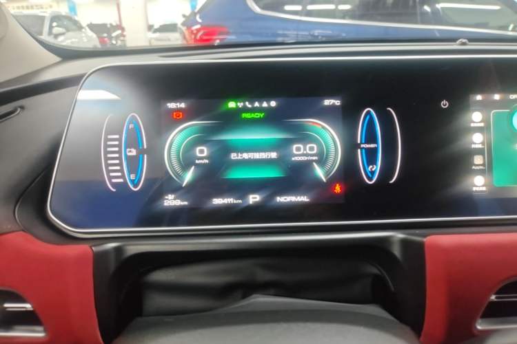 Used ORA Good Cat GT 2023 Mulan Edition 401km Luxury Version Instrument Cluster