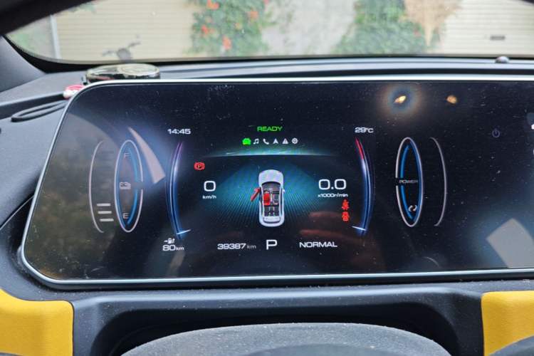Used ORA Good Cat GT 2023 Mulan Edition 401km Prestige Version Instrument Cluster