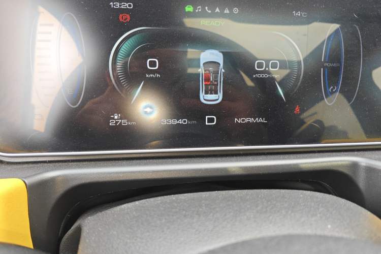 Used ORA Good Cat GT 2023 Mulan Edition 401km Prestige Version Odometer Close Up