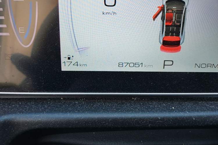 Used ORA Good Cat GT 2023 Mulan Edition 401 km Premium Version Odometer Close Up