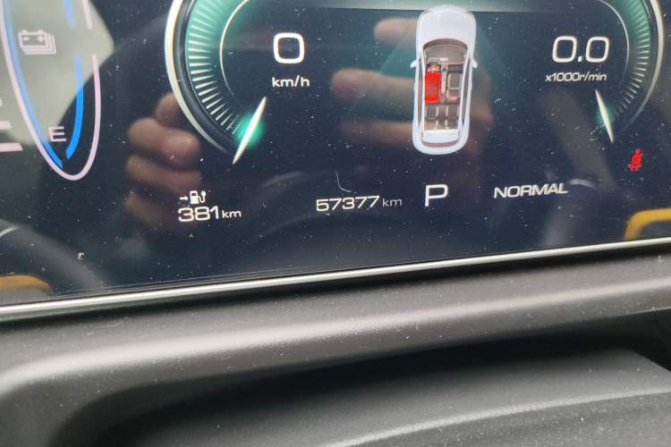 Used ORA Good Cat GT 2023 Mulan Edition 401 km Premium Version Odometer Close Up