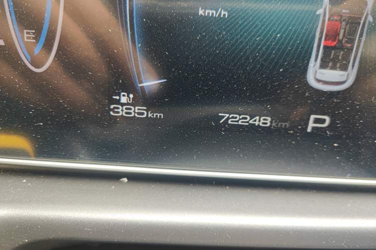 Used ORA Good Cat GT 2023 Mulan Edition 401km Prestige Version Odometer Close Up