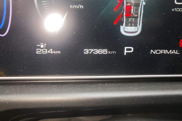 Used ORA Good Cat GT 2023 Mulan Edition 401km Prestige Version Odometer Close Up