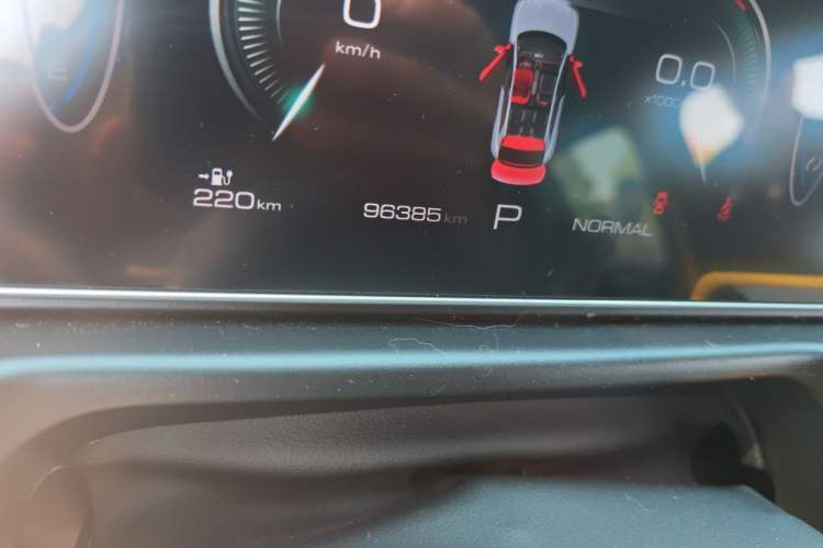 Used ORA Good Cat GT 2023 Mulan Edition 401km Prestige Version Odometer Close Up