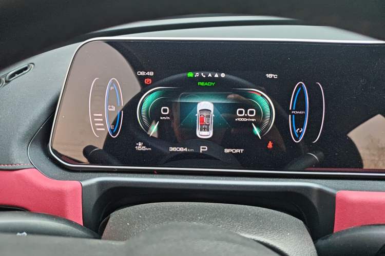 Used ORA Good Cat GT 2024 Mulan Edition 401km Luxury Version Instrument Cluster