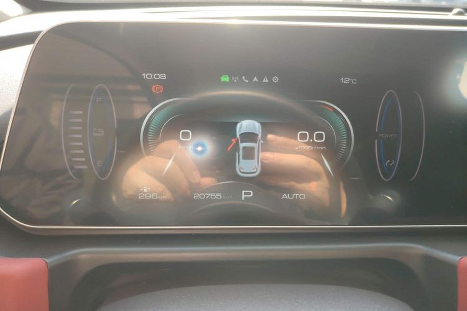 Used ORA Good Cat GT 2024 Mulan Edition 401km Luxury Version Instrument Cluster