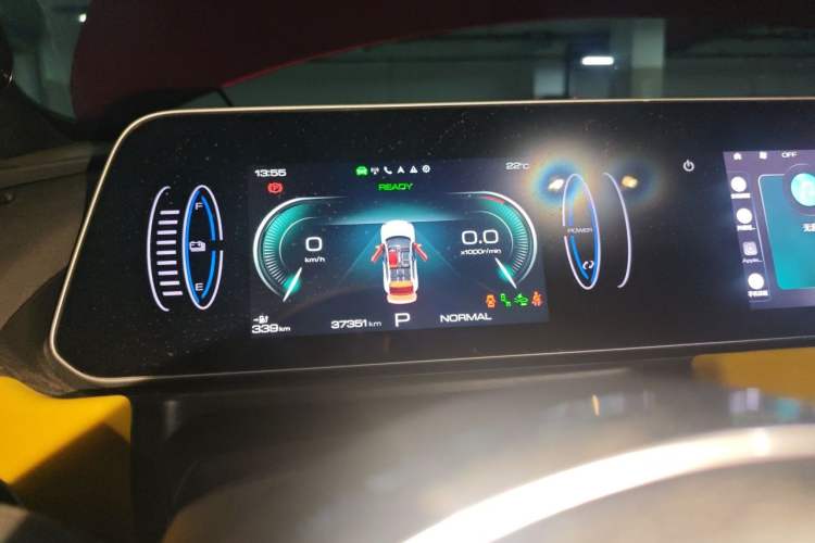 Used ORA Good Cat GT 2024 Mulan Edition 401 km Range Luxury Version 126 kW Instrument Cluster
