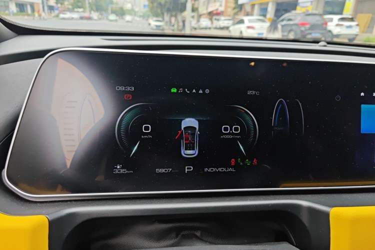 Used ORA Good Cat GT 2024 Mulan Edition 401 km Range Luxury Version 126 kW Instrument Cluster