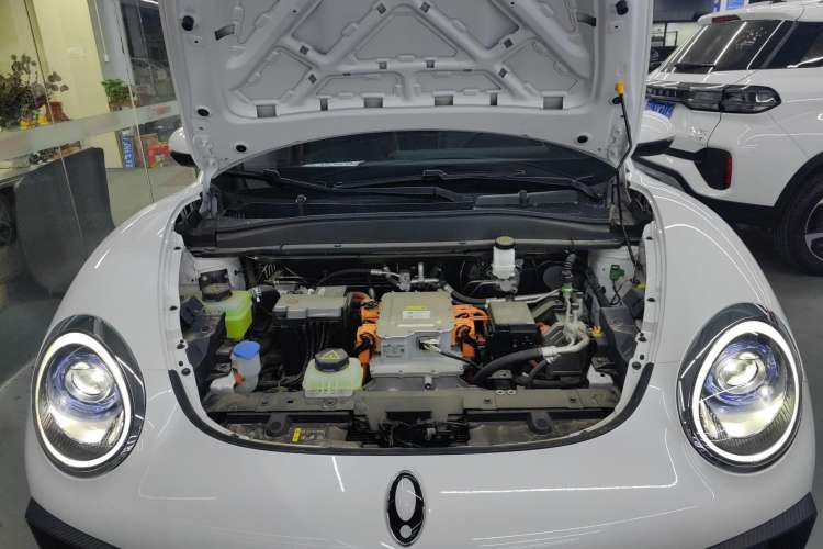 Used ORA Good Cat GT 2024 Revised Edition Mulan Version 401 km Luxury Grade Engine Bay