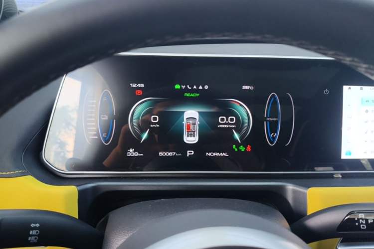 Used ORA Good Cat GT 2024 Mulan Edition 401 km Range Luxury Version 126 kW Instrument Cluster