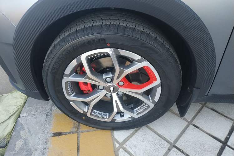 Used ORA Good Cat GT 2025 Model, Mulan Edition, 430km Luxury Version Left Front Wheel Hub