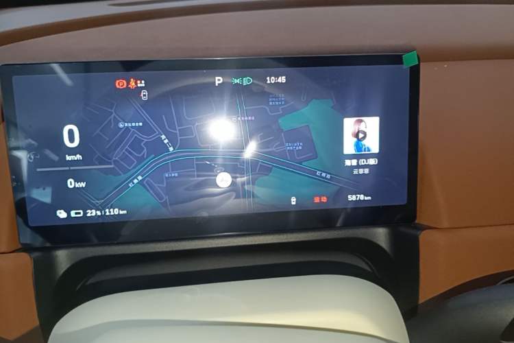 Used ORA Good Cat GT 2025 Model, Mulan Edition, 430km Luxury Version Instrument Cluster