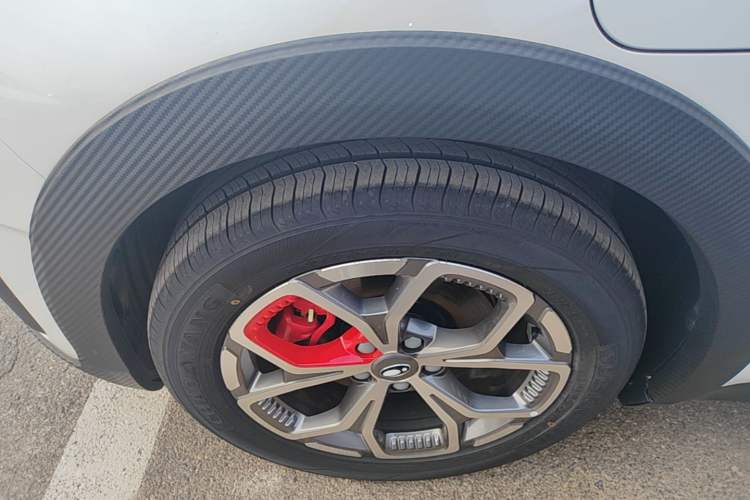 Used ORA Good Cat GT 2025 Model, Mulan Edition, 430km Luxury Version Left Front Wheel Hub