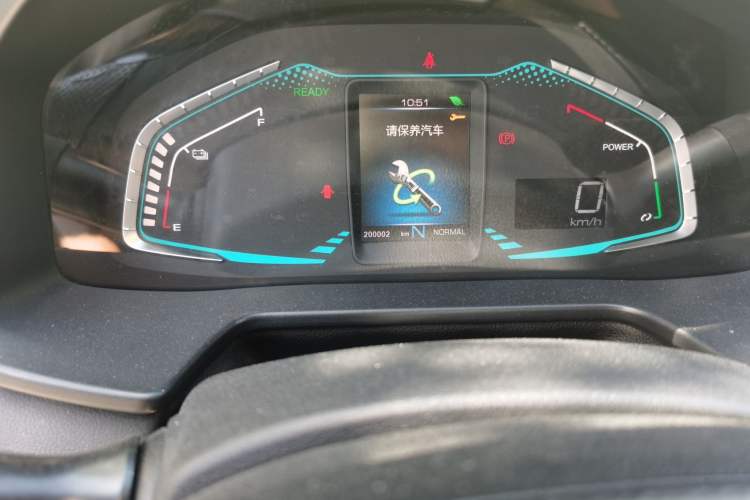 Used ORA iQ 2018 High-Range Model Ambitious Version Odometer Close Up
